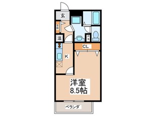 シャト－弁天　参番館の物件間取画像